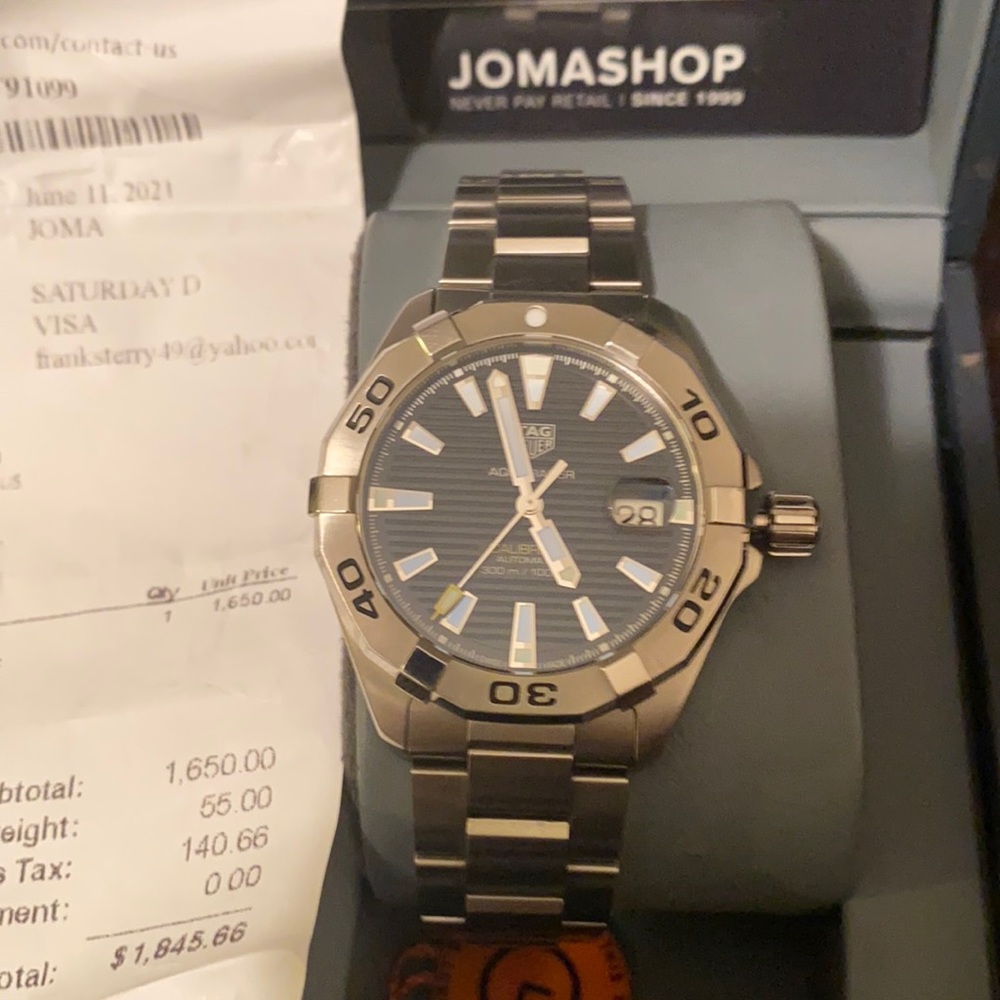 Tag Heuer Aquaracer.